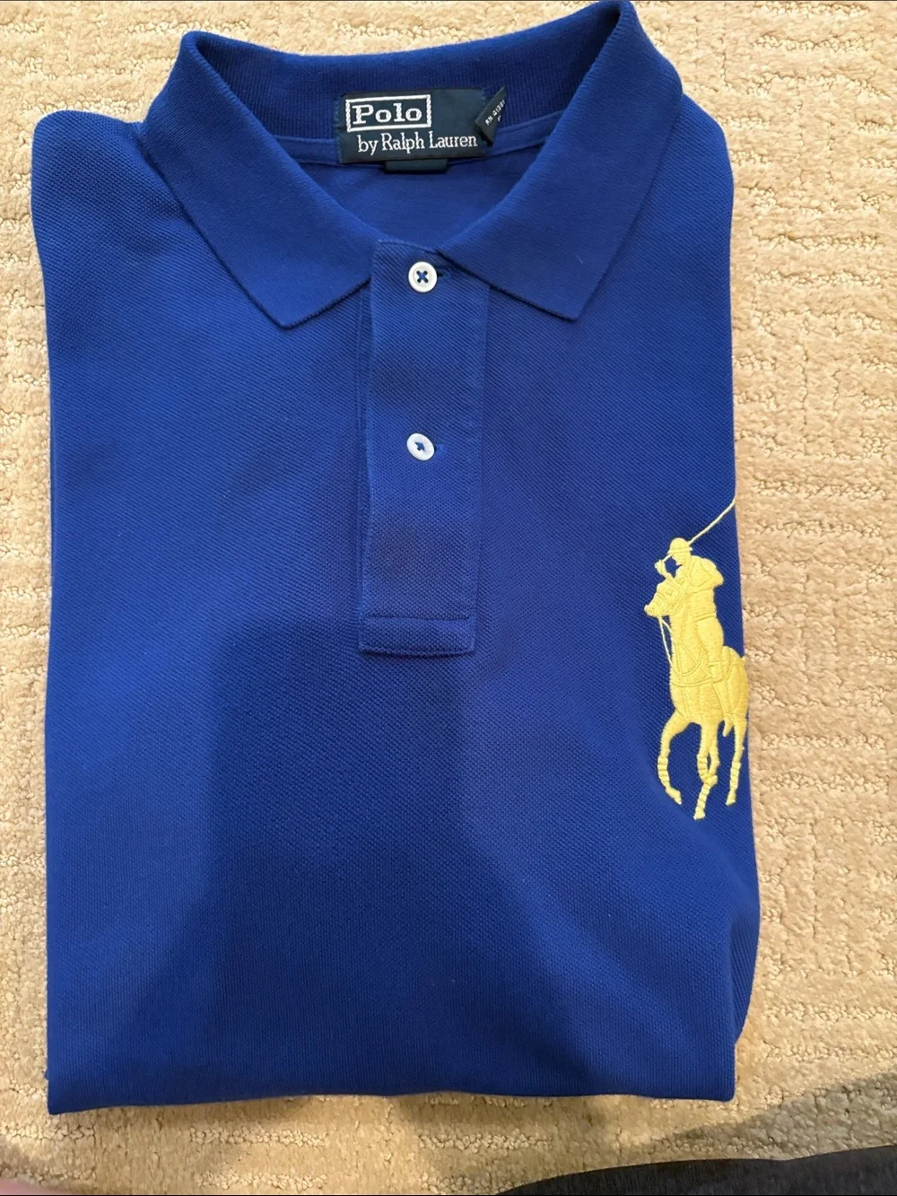Polo by Ralph Lauren Royal Blue Polo with Yellow Pony